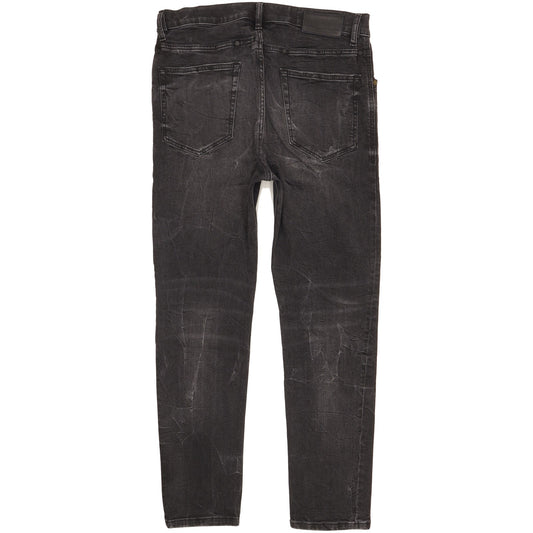 Diesel D-eetar Men Black Tapered Regular Stretch Jeans W32 L32