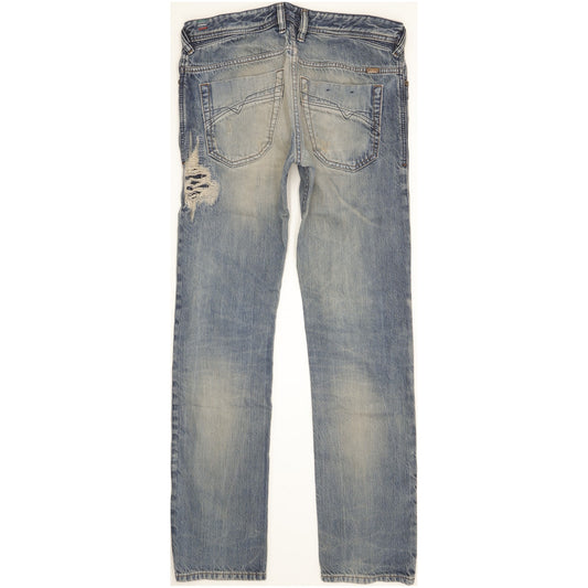 Diesel Iakop Men Blue Tapered Slim Jeans W30 L32