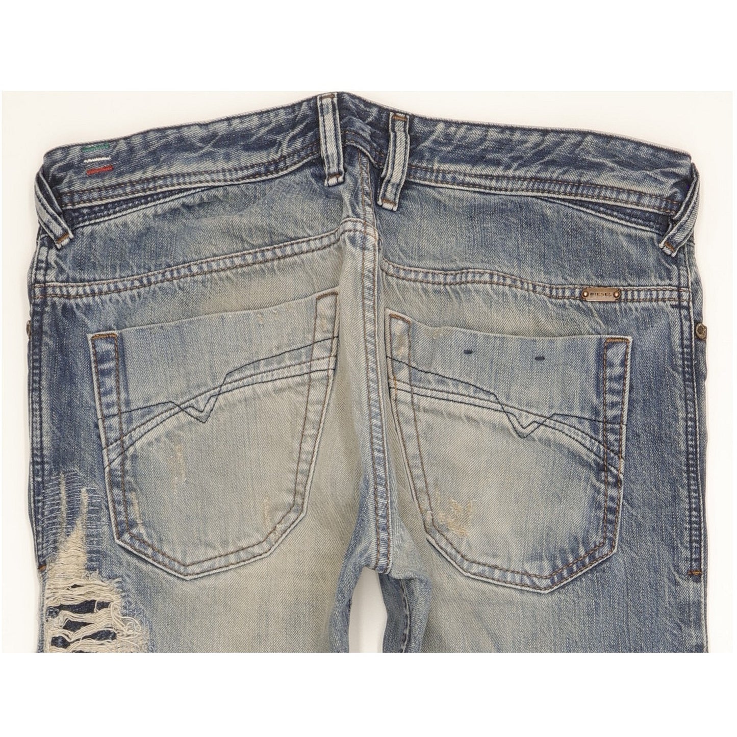 Diesel Iakop Men Blue Tapered Slim Jeans W30 L32