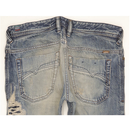Diesel Iakop Men Blue Tapered Slim Jeans W30 L32