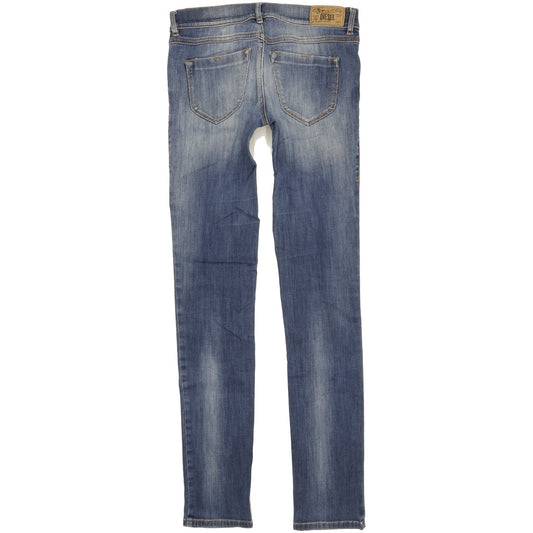 Diesel Livier Women Blue Skinny Slim Jegging Stretch Jeans W29 L33