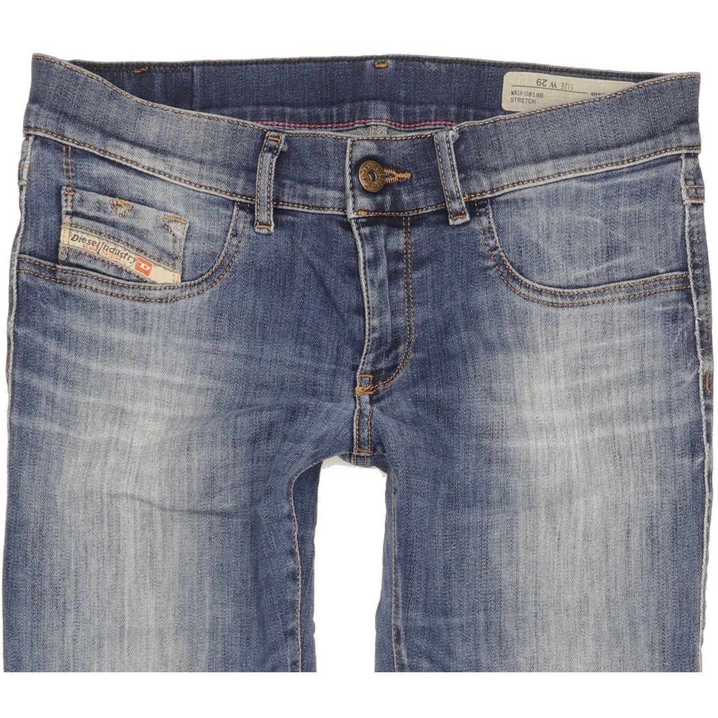 Diesel Livier Women Blue Skinny Slim Jegging Stretch Jeans W29 L33