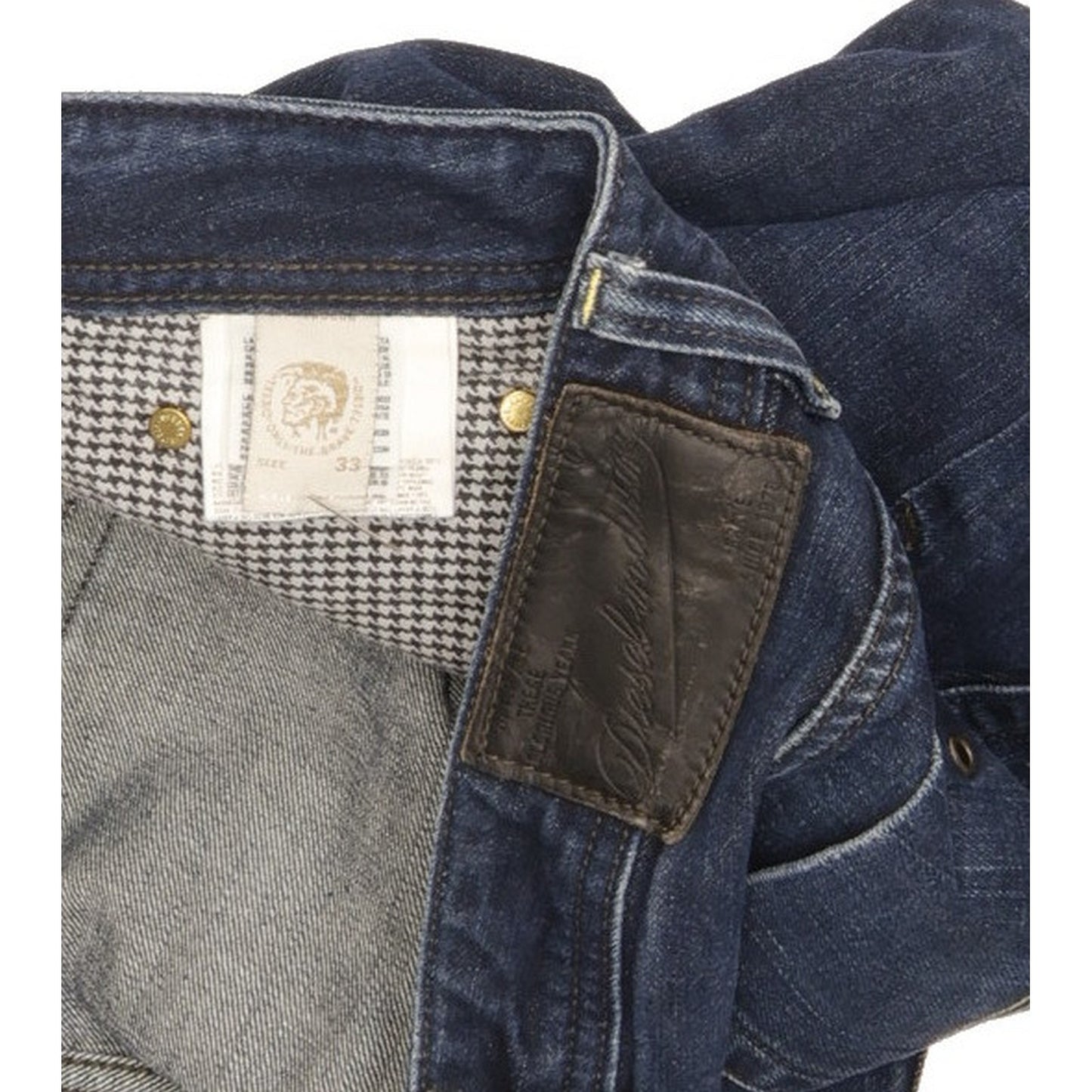 Diesel Vikerback Men Blue Straight Regular Jeans W33 L32