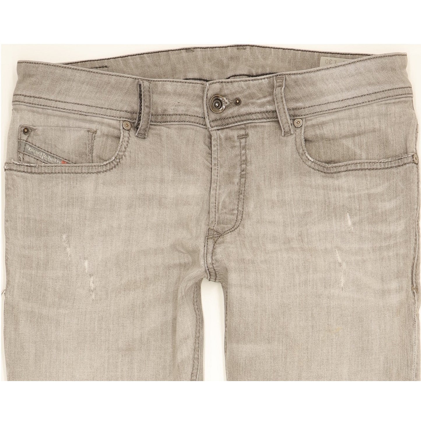Diesel Sleenker Men Grey Skinny Slim Stretch Jeans W30 L30