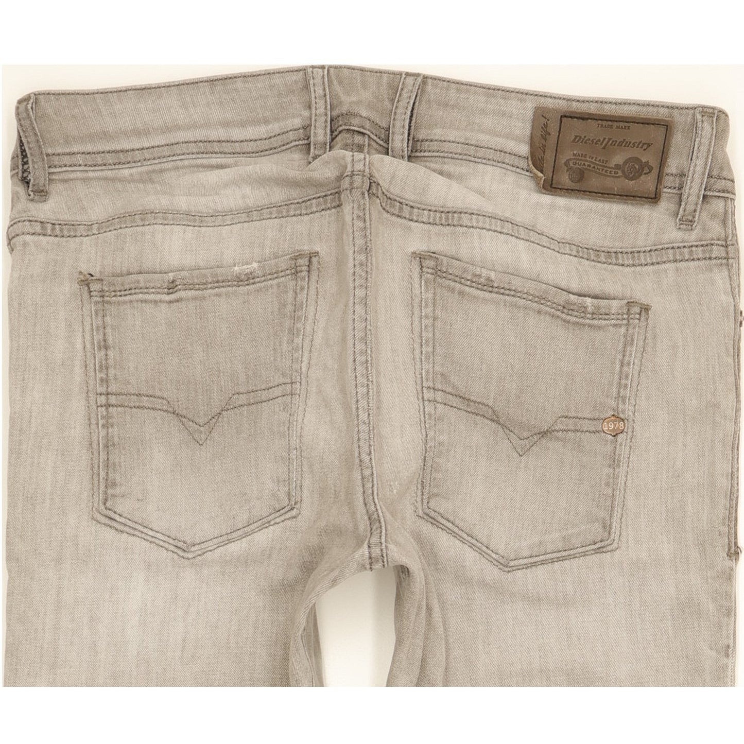 Diesel Sleenker Men Grey Skinny Slim Stretch Jeans W30 L30