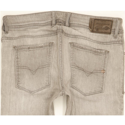 Diesel Sleenker Men Grey Skinny Slim Stretch Jeans W30 L30