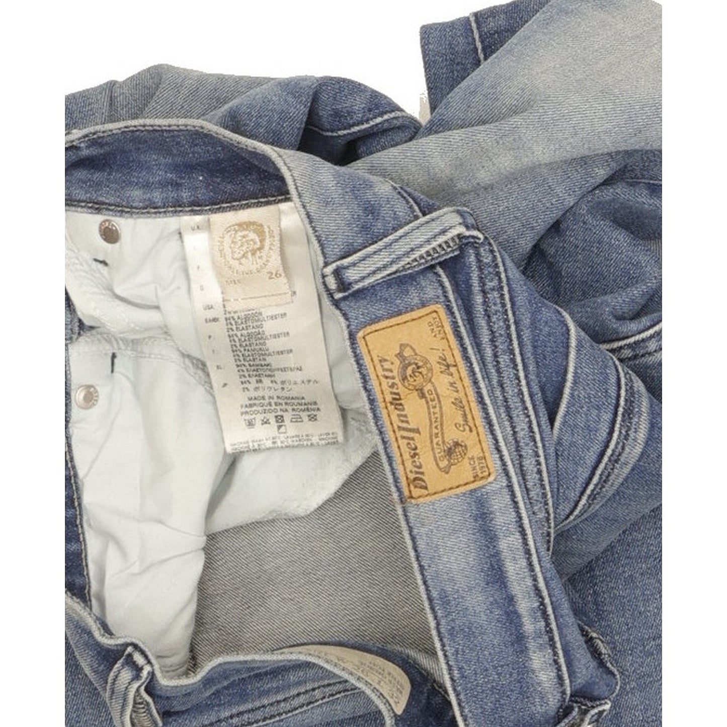 Diesel Ronhois Men Blue Bootcut Regular Stretch Jeans W26 L32