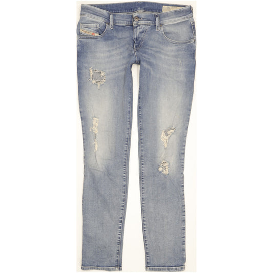 Diesel Grupee Women Blue Skinny Slim Stretch Jeans W30 L31