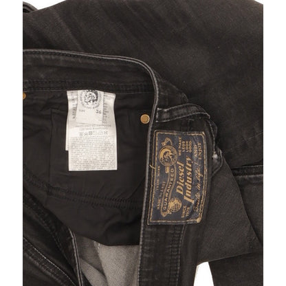 Diesel Waykee Men Black Straight Regular Stretch Jeans W36 L31