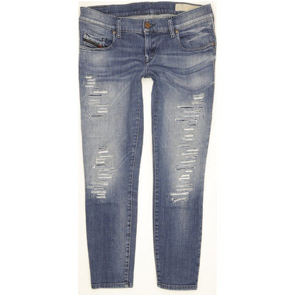 Diesel Grupee Women Blue Skinny Slim Stretch Jeans W29 L30