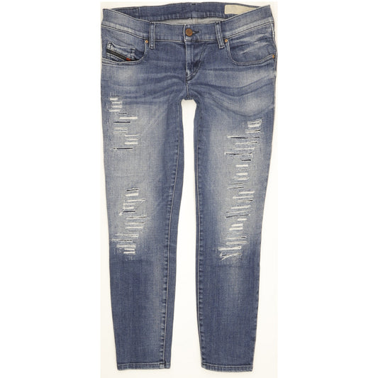 Diesel Grupee Women Blue Skinny Slim Stretch Jeans W29 L30