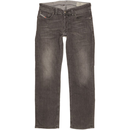 Diesel Larkee Men Grey Straight Regular Stretch Jeans W31 L30