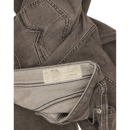 Diesel Larkee Men Grey Straight Regular Stretch Jeans W31 L30