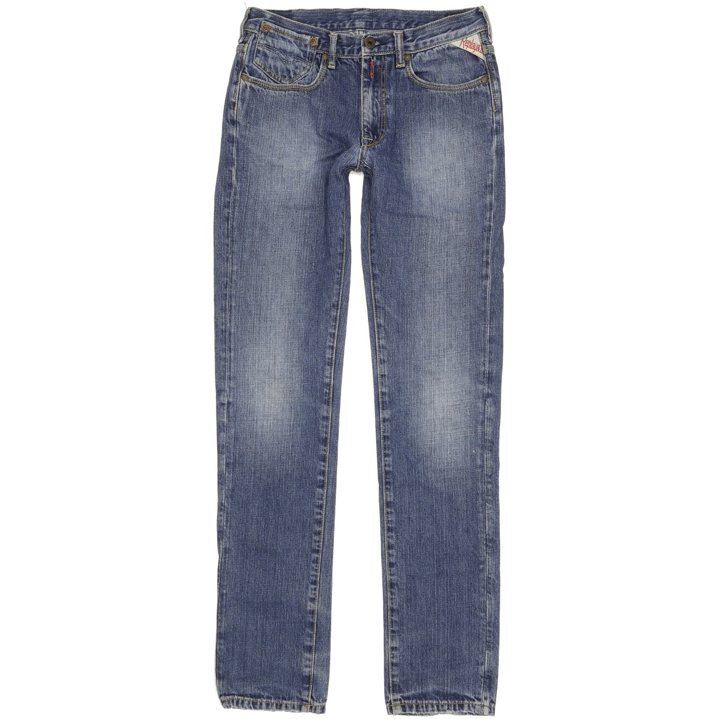 Replay Men Blue Straight Regular Jeans W28 L34