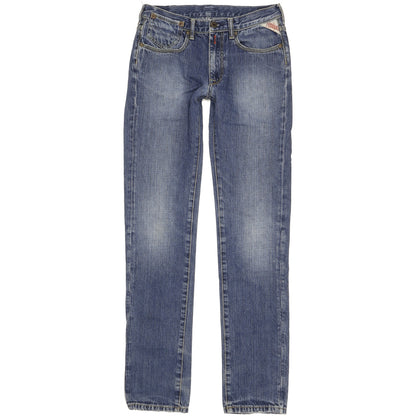 Replay Men Blue Straight Regular Jeans W28 L34