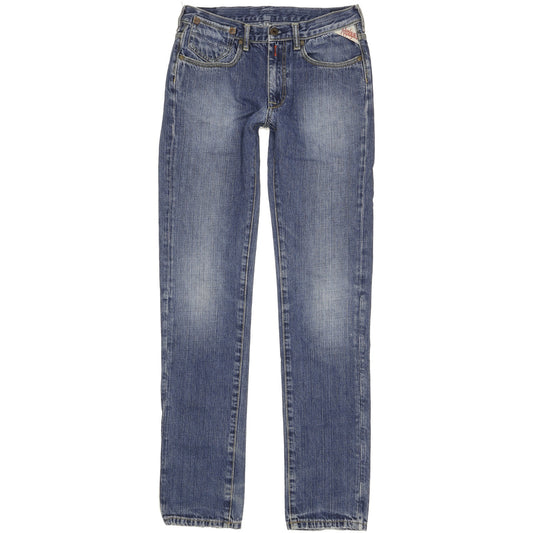 Replay Men Blue Straight Regular Jeans W28 L34