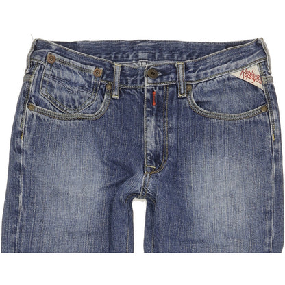 Replay Men Blue Straight Regular Jeans W28 L34