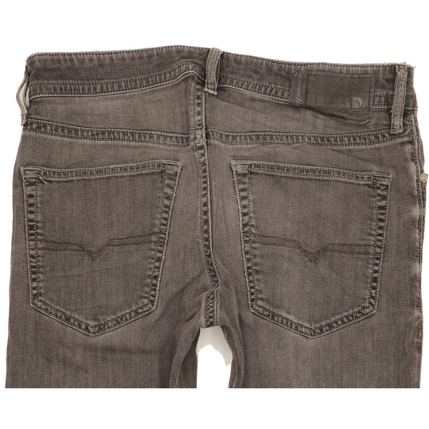 Diesel Buster Men Grey Tapered Slim Stretch Jeans W30 L30