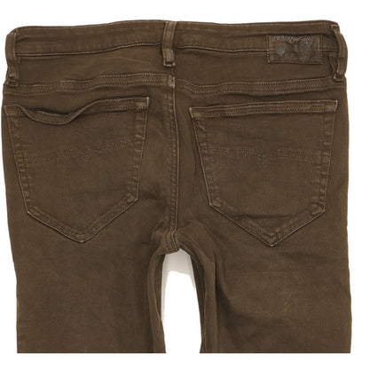 Diesel Skinzee Men Brown Skinny Slim Stretch Jeans W26 L31
