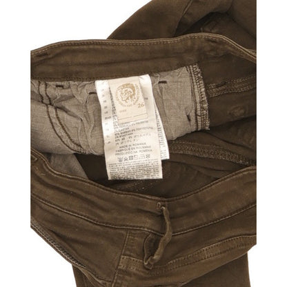Diesel Skinzee Men Brown Skinny Slim Stretch Jeans W26 L31