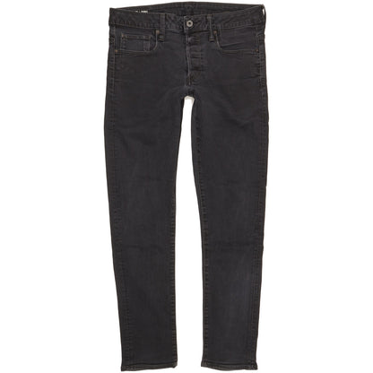 G-Star 3301 Men Black Skinny Slim Stretch Jeans W32 L30