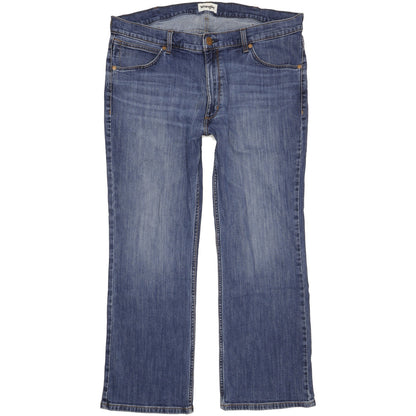 Wrangler Men Blue Bootcut Regular Stretch Jeans W40 L29