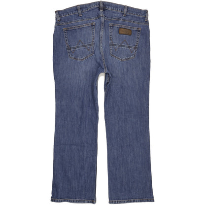 Wrangler Men Blue Bootcut Regular Stretch Jeans W40 L29