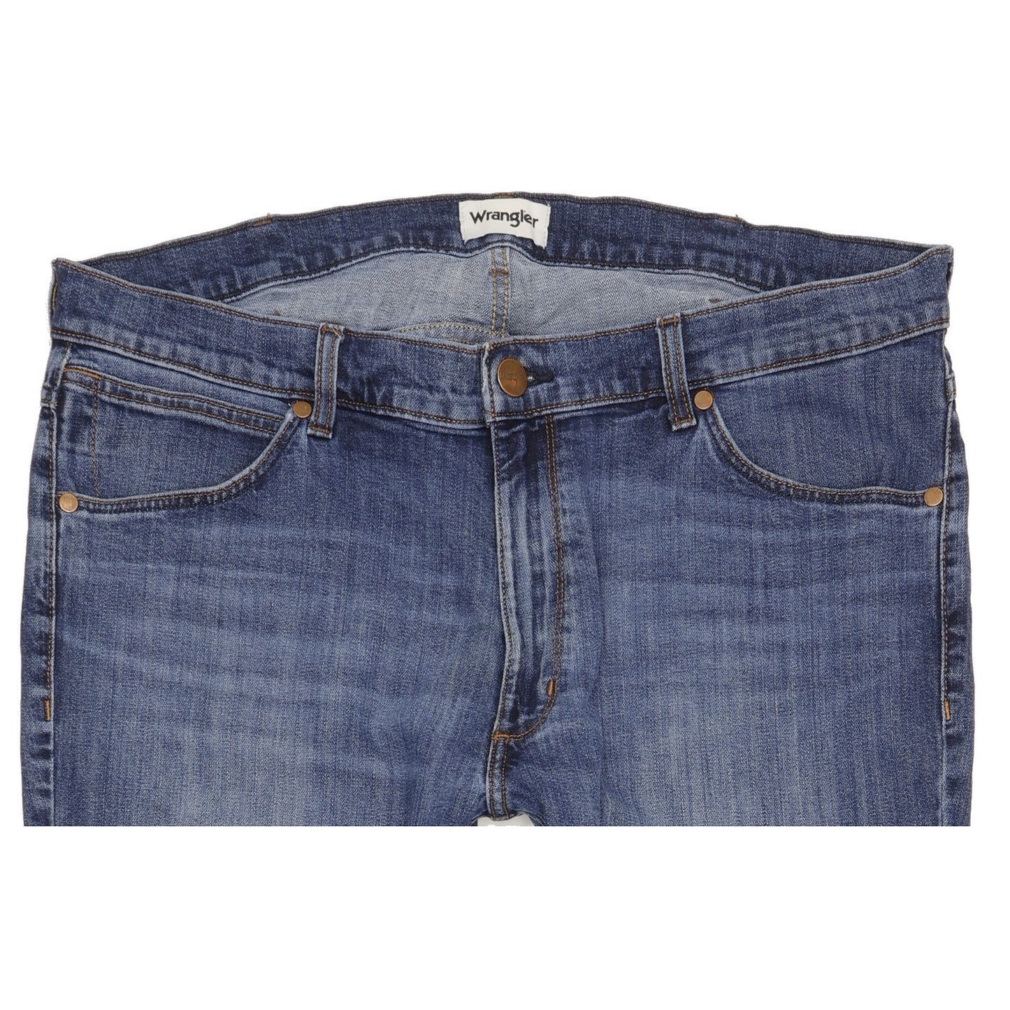 Wrangler Men Blue Bootcut Regular Stretch Jeans W40 L29