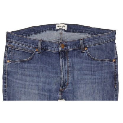 Wrangler Men Blue Bootcut Regular Stretch Jeans W40 L29