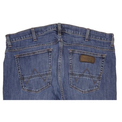 Wrangler Men Blue Bootcut Regular Stretch Jeans W40 L29