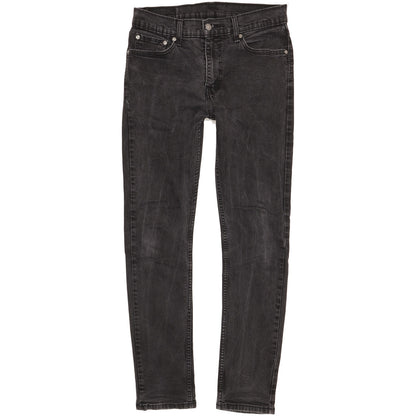 Levi's 510 Men Black Skinny Slim Stretch Jeans W32 L31
