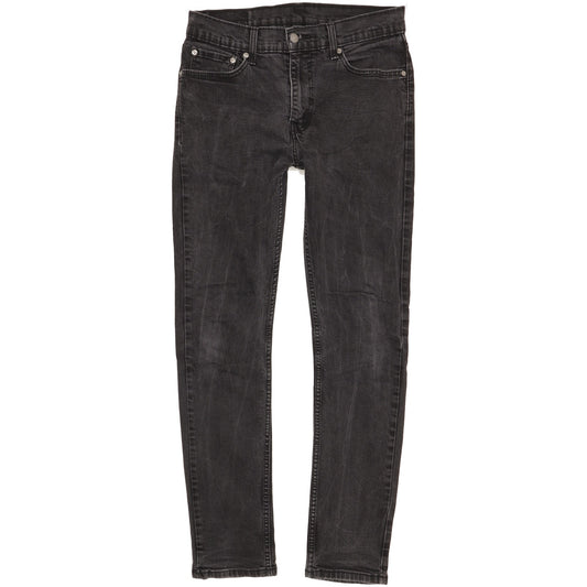 Levi's 510 Men Black Skinny Slim Stretch Jeans W32 L31