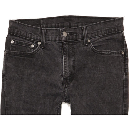 Levi's 510 Men Black Skinny Slim Stretch Jeans W32 L31
