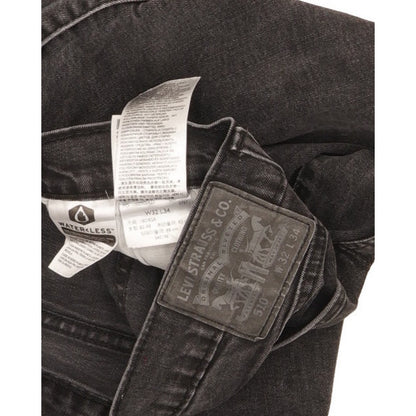 Levi's 510 Men Black Skinny Slim Stretch Jeans W32 L31