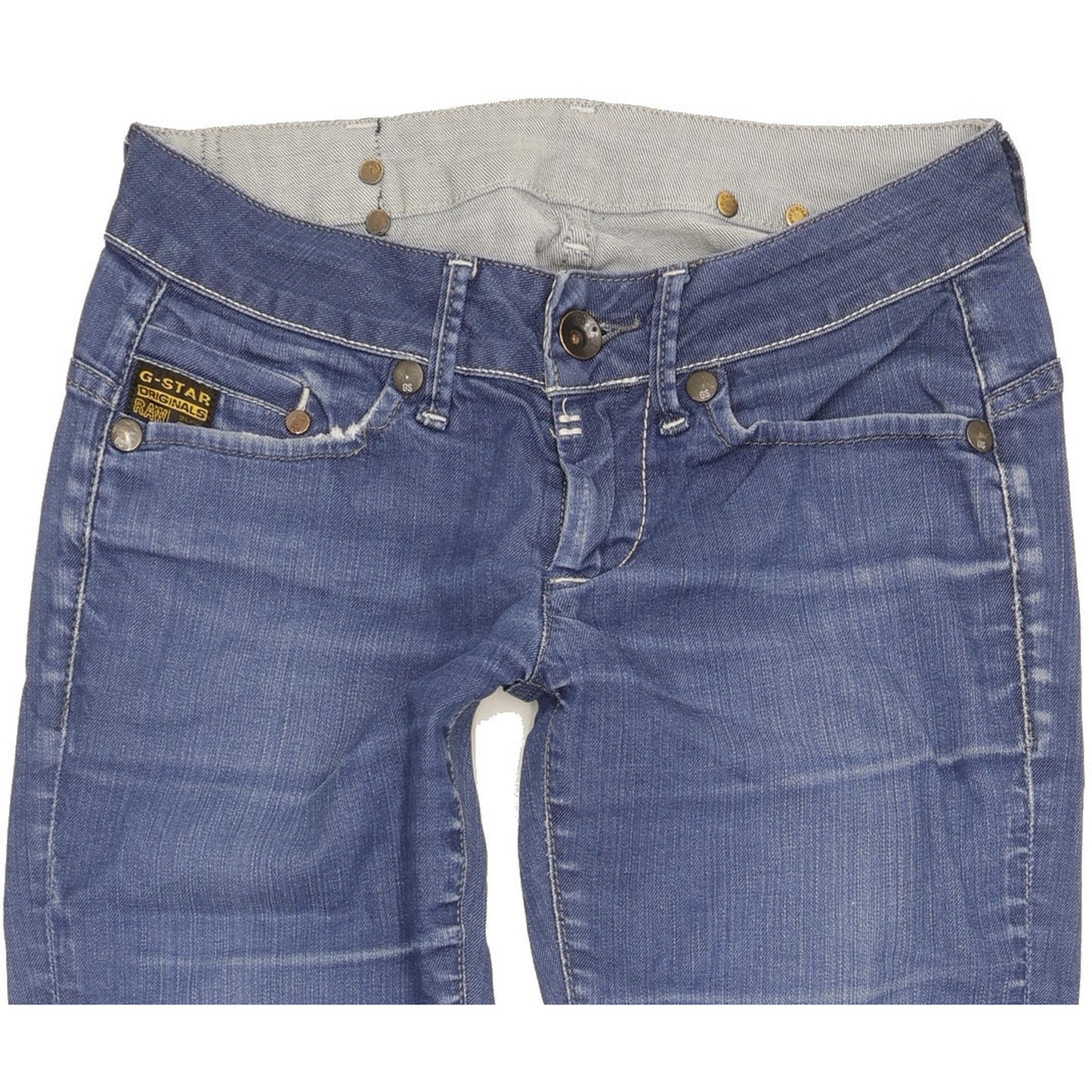 G-Star Women Blue Skinny Slim Stretch Jeans W24 L29