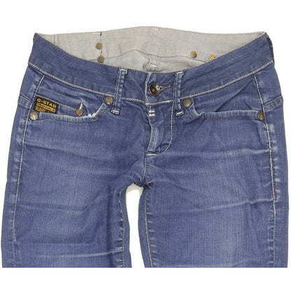 G-Star Women Blue Skinny Slim Stretch Jeans W24 L29