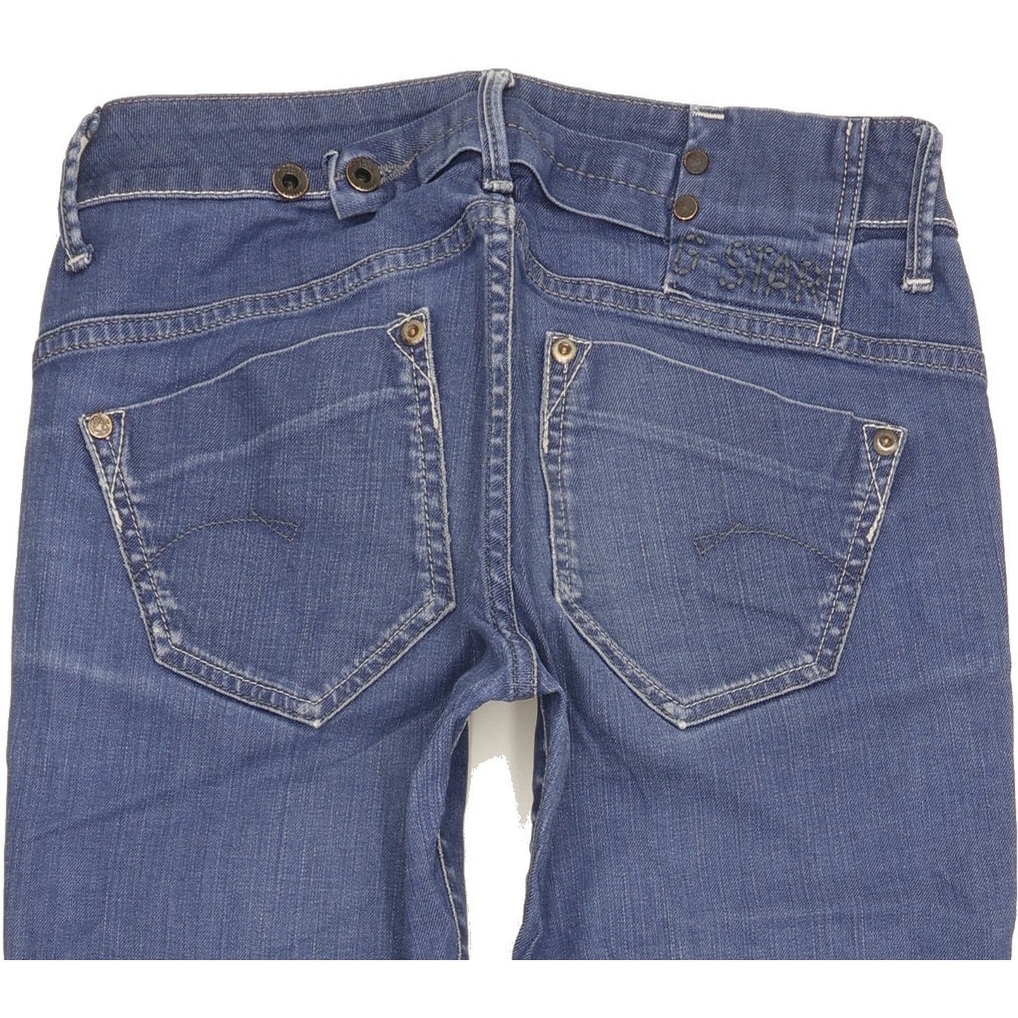 G-Star Women Blue Skinny Slim Stretch Jeans W24 L29