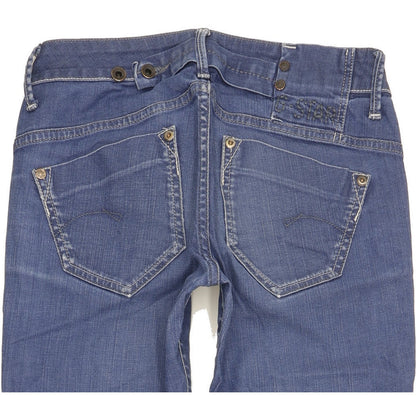 G-Star Women Blue Skinny Slim Stretch Jeans W24 L29
