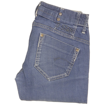 G-Star Women Blue Skinny Slim Stretch Jeans W24 L29