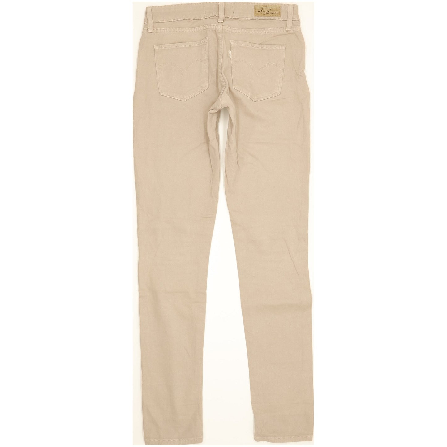 Levi's Demi Curve Women Beige Skinny Slim Stretch Jeans W25 L31