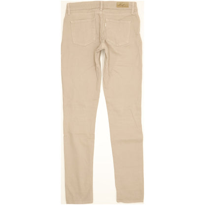 Levi's Demi Curve Women Beige Skinny Slim Stretch Jeans W25 L31