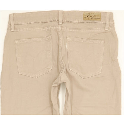 Levi's Demi Curve Women Beige Skinny Slim Stretch Jeans W25 L31