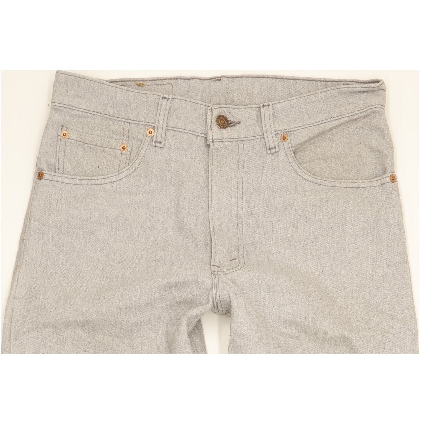 Levi's 550 Made in USA Men Grey Tapered Relaxed Jeans W32 L32