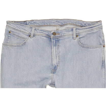 Wrangler Durable Quality Men Blue Straight Regular Stretch Jeans W40 L29