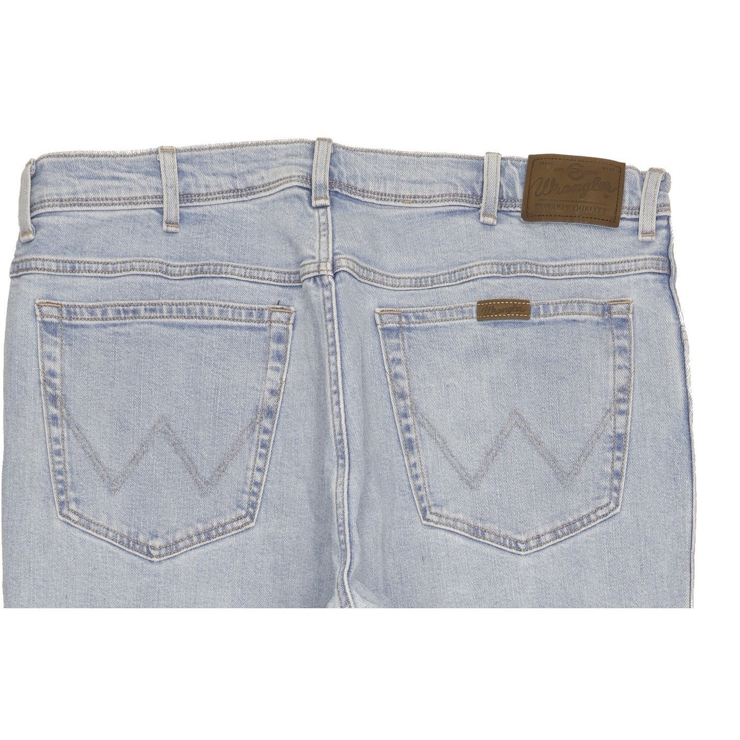 Wrangler Durable Quality Men Blue Straight Regular Stretch Jeans W40 L29