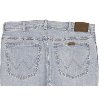 Wrangler Durable Quality Men Blue Straight Regular Stretch Jeans W40 L29