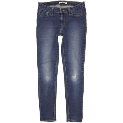 Levi's 711 Women Blue Skinny Slim Stretch Jeans W29 L29