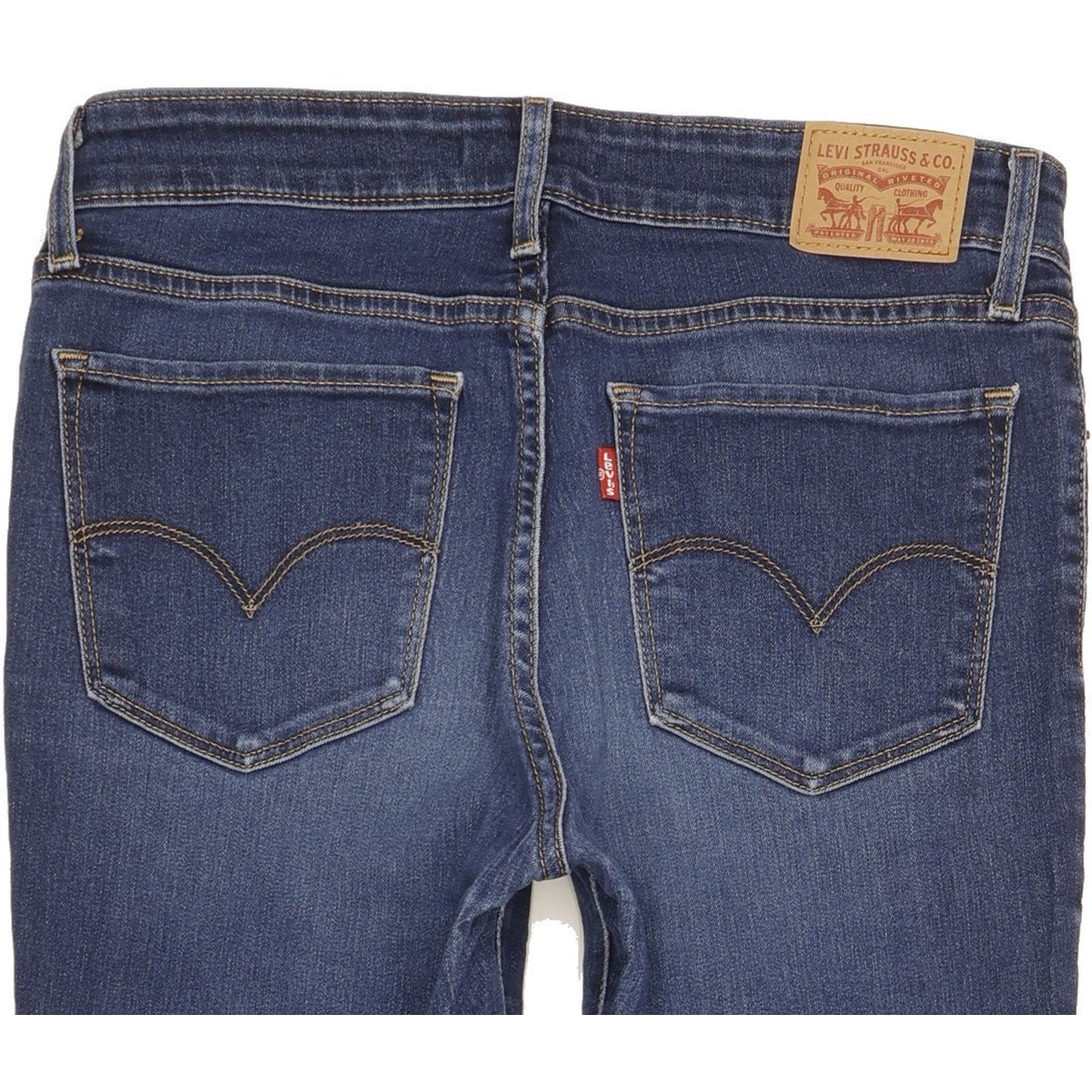 Levi's 711 Women Blue Skinny Slim Stretch Jeans W29 L29