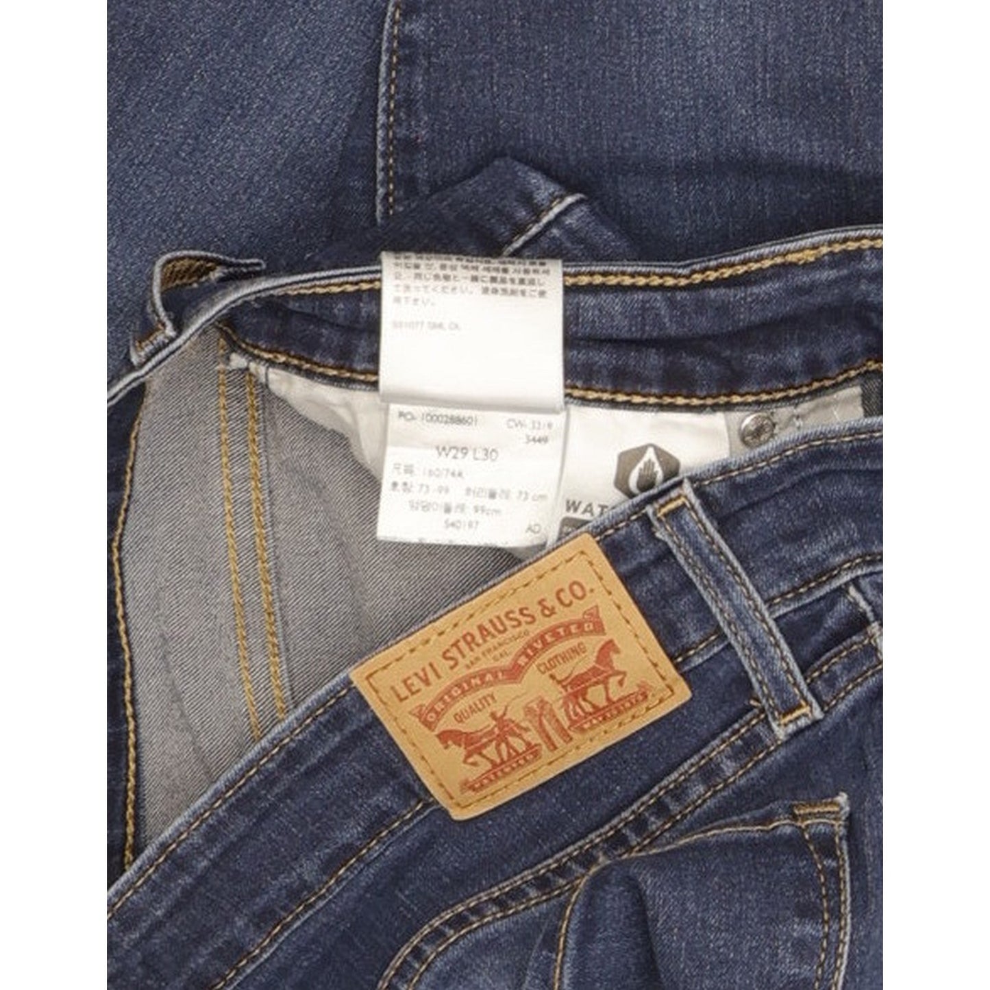 Levi's 711 Women Blue Skinny Slim Stretch Jeans W29 L29