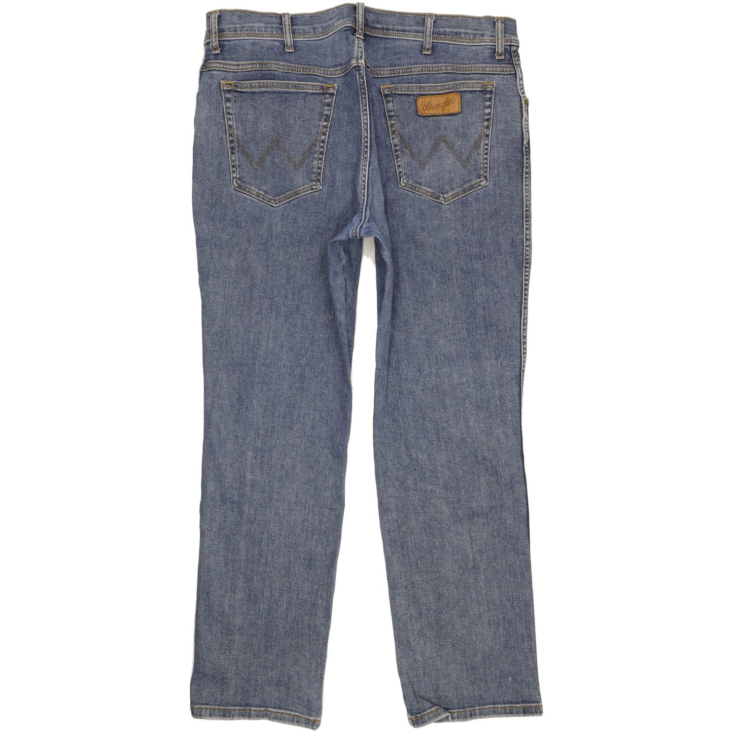 Wrangler Texas Men Blue Straight Regular Stretch Jeans W40 L32